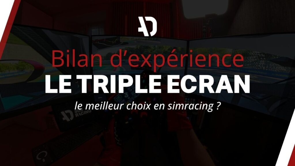 Triple ecran en simracing Meilleur choix AD Simracing